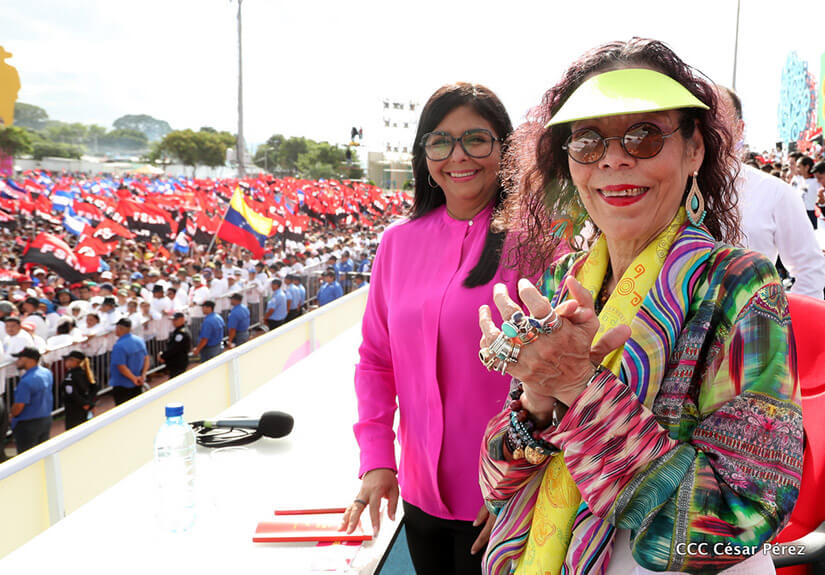 delcy-rodriguez-revolucion-sandinista-nicaragua